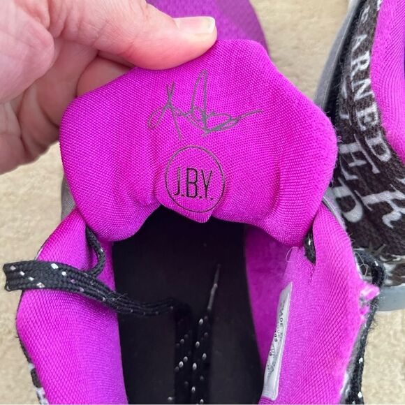 Nike Kyrie 2 NikeID Black/Gray Purple Basketball‎ J.B.Y Sneakers - Picture 13 of 15